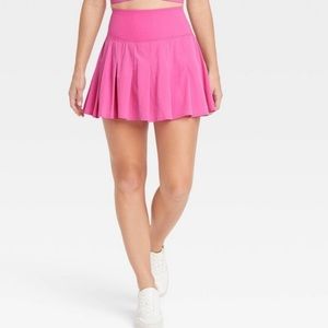 Pink tennis skirt